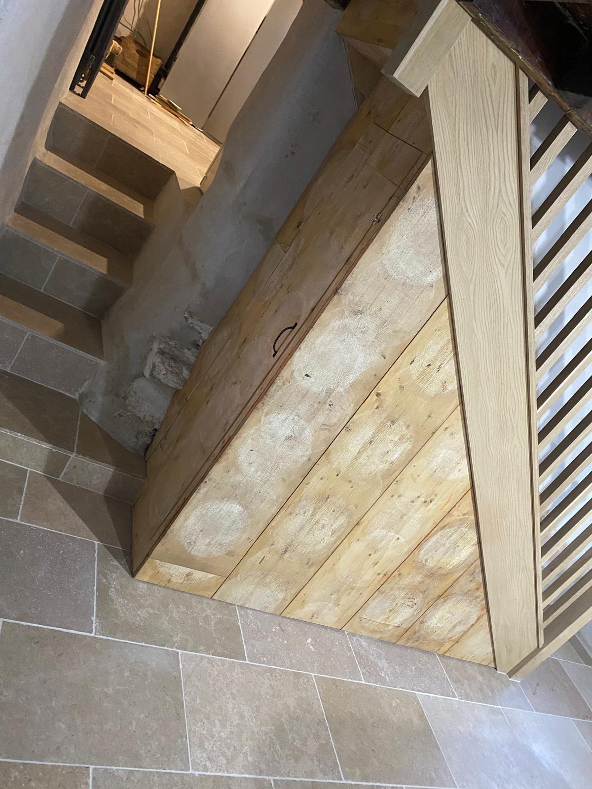 Oak staircase